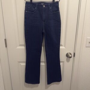 Paige Women's Claudine Jeans Dark Wash Bootcut Size 27